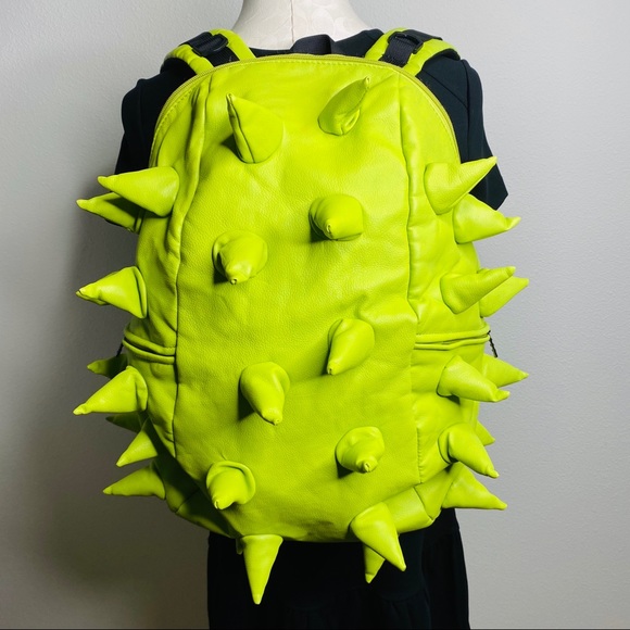 MADPAX Handbags - MADPAX Spiketus-Rex Neon Green Machine Back Pack
